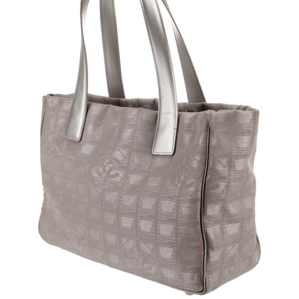 Chanel Silver/Gray Tote Bag